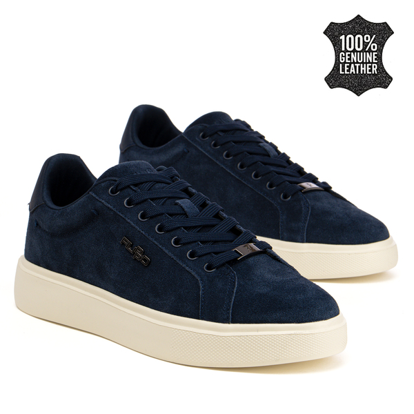 Мъжки кецове от естествена кожа – съвременна визия с изчистени линии и приятно усещане при движение MSP7840 navy