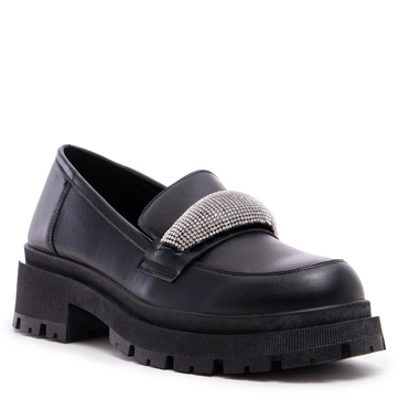 Дамски обувки на дебела подметка VL209 black