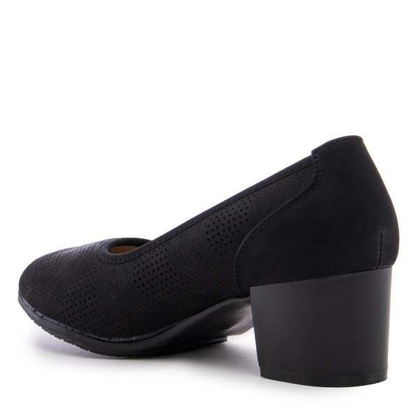 Дамски обувки на нисък ток YEHJ-130 black