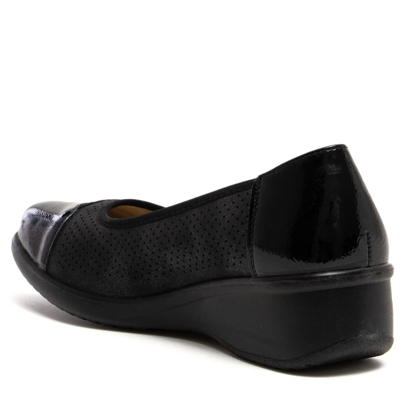 Дамски обувки на ниска платформа YEHJ-137 black