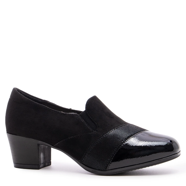 Дамски обувки на нисък ток D3002 black