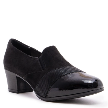Дамски обувки на нисък ток D3002 black