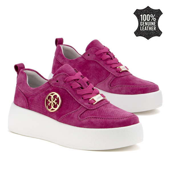 Дамски кецове от естествен велур – премиум визия с фино излъчване, стабилно усещане и балансиран дизайн за стилно ежедневно присъствие XW1019 fuchsia