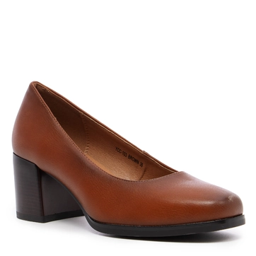 Дамски обувки на ток YCC-103 brown