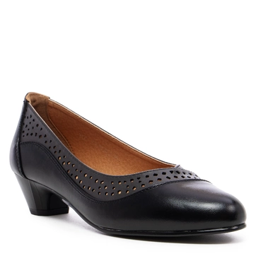 Дамски обувки на нисък ток YCC-108 black
