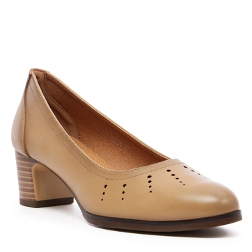 Дамски обувки на ток YCC-110 beige