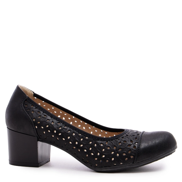 Дамски обувки на нисък ток YEHJ-236 black