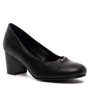 Дамски обувки на нисък ток YCC-106 black
