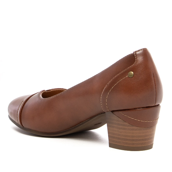 Дамски обувки на нисък ток YCC-17 brown