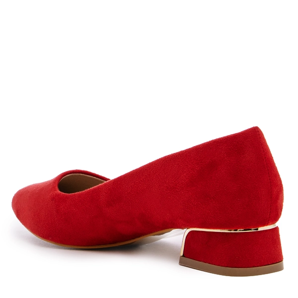 Дамски обувки на нисък ток M362 red