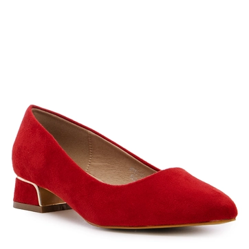 Дамски обувки на нисък ток M362 red