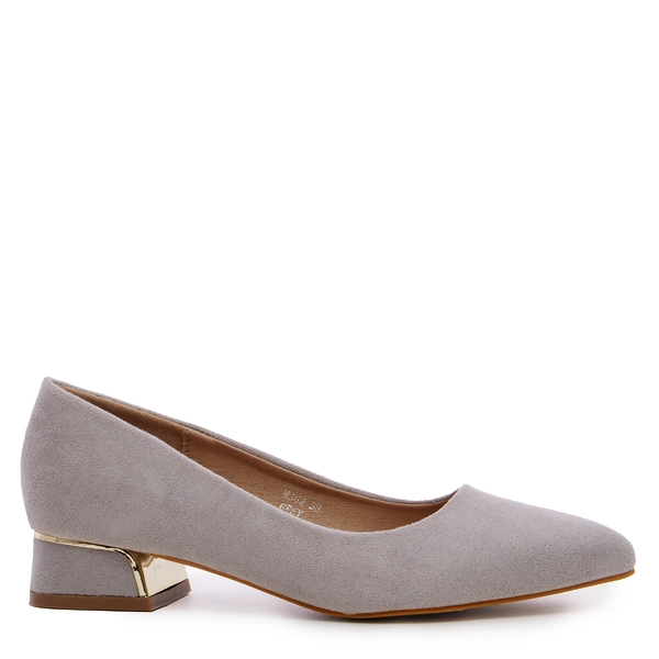 Дамски обувки на нисък ток M362 grey