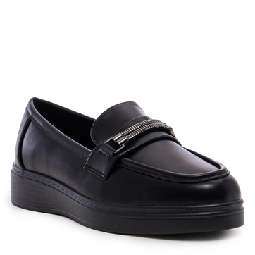 Дамски олекотени обувки на дебела подметка CM04 black