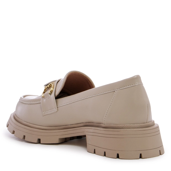 Дамски обувки на дебела подметка CM06 beige