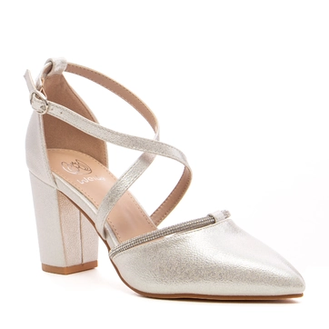 Дамски обувки Q0-1632 silver
