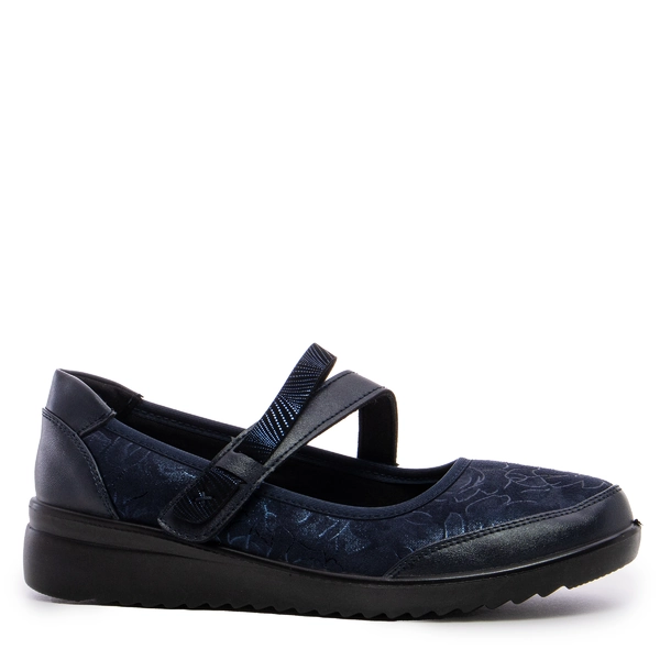 Дамски обувки с залепване M0-1579 blue