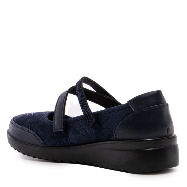 Дамски обувки с залепване M0-1579 blue