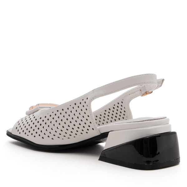 Дамски сандали на ток FL1370 white