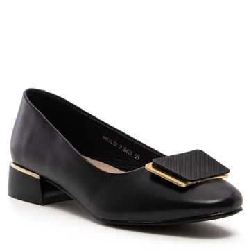 Дамски обувки на нисък ток PY6404 black