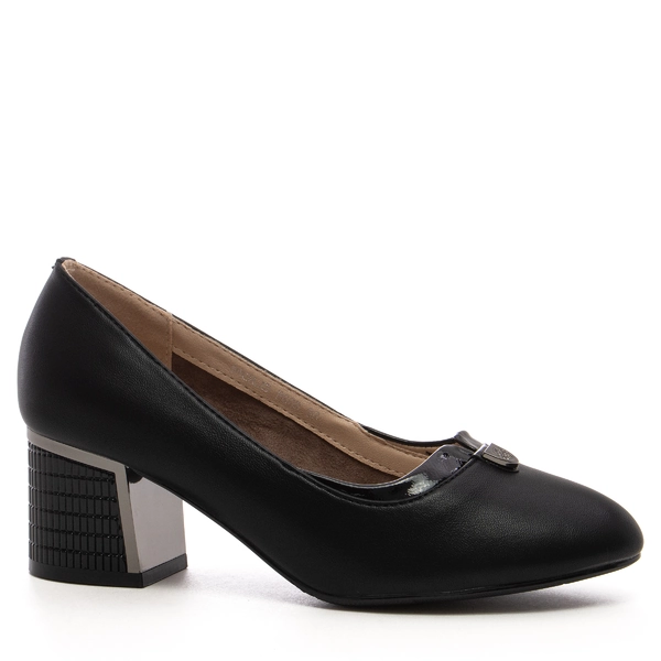 Дамски обувки на ток P603 black