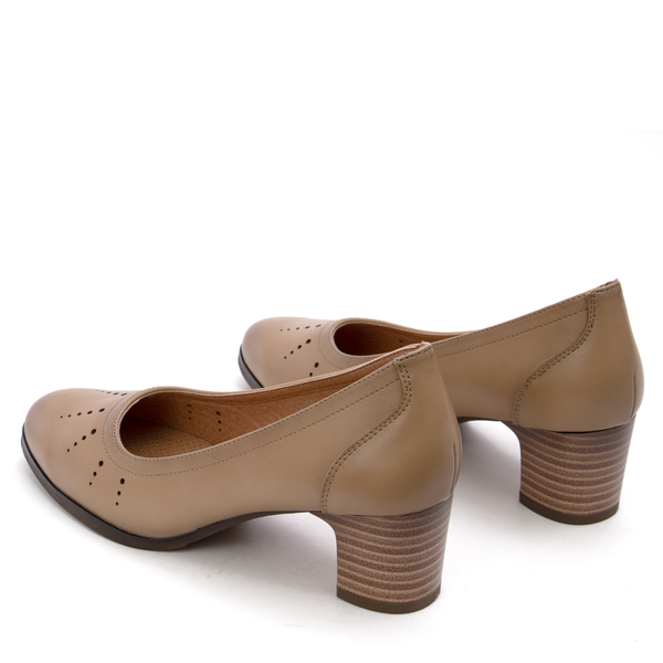 Елегантни дамски обувки - комфорт и стил в едно, перфектни за продължително носене през целия ден YCC-110 beige