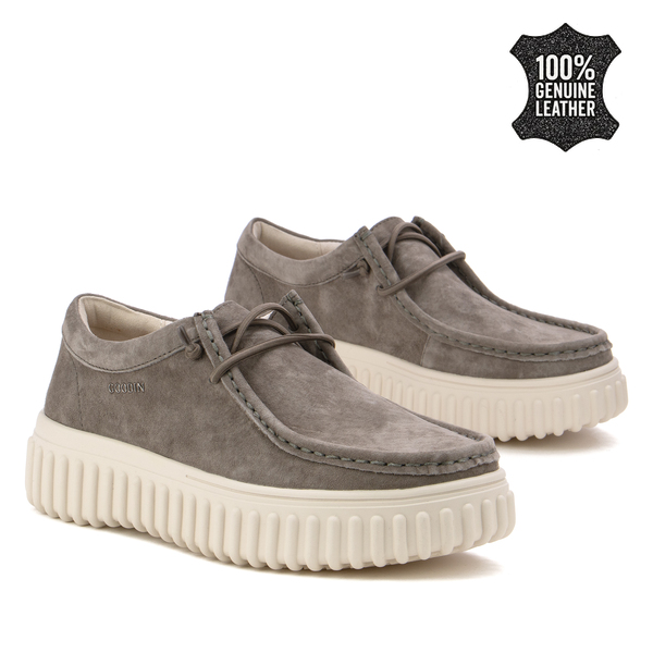 Дамски мокасини от естествен велур – изключителна лекота и комфорт, съчетани с модерна визия и стилно излъчване във всяка ситуация XW1007 taupe