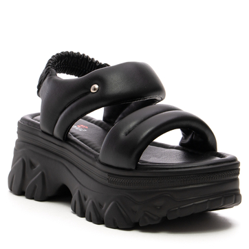 Дамски олекотени сандали на дебела подметка 8111-1 black
