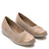 Дамски обувки на ниска платформа с перфорации за оптимална вентилация – идеални за ежедневие YEHJ-137 beige