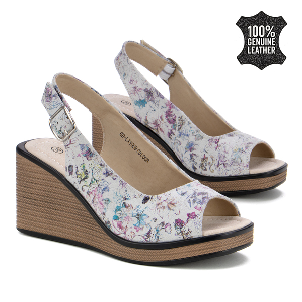 Дамски сандали от естествена кожа – стилен акцент на платформа с изразителна визия, удобна височина и леко усещане при движение LX1009 color