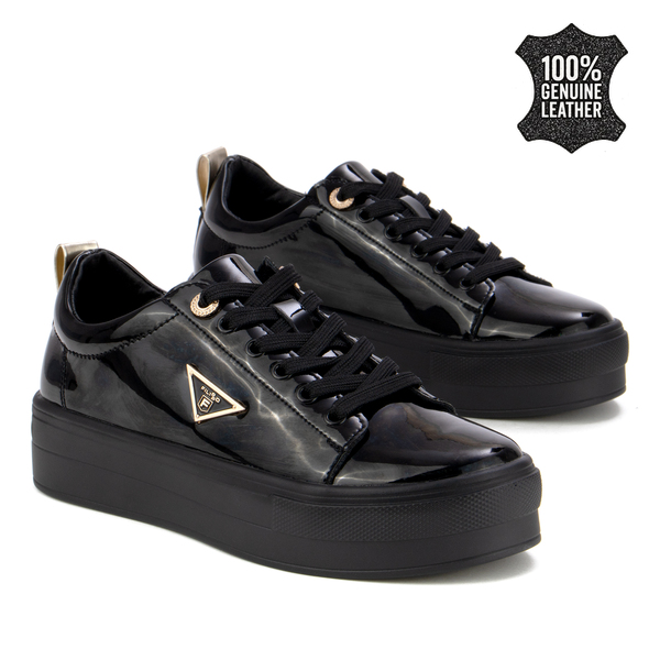 Модерни дамски кецове от естествена кожа – стабилна подметка, съвременно излъчване и удобно усещане при всяка стъпка DP3533 black L