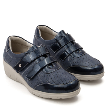 Дамски обувки с комфортна подметка и лесно велкро закопчаване YEHJ-222 blue