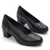 Дамски обувки с удобен ток и висококачествена кожа, идеални за продължително носене YCC-100 black
