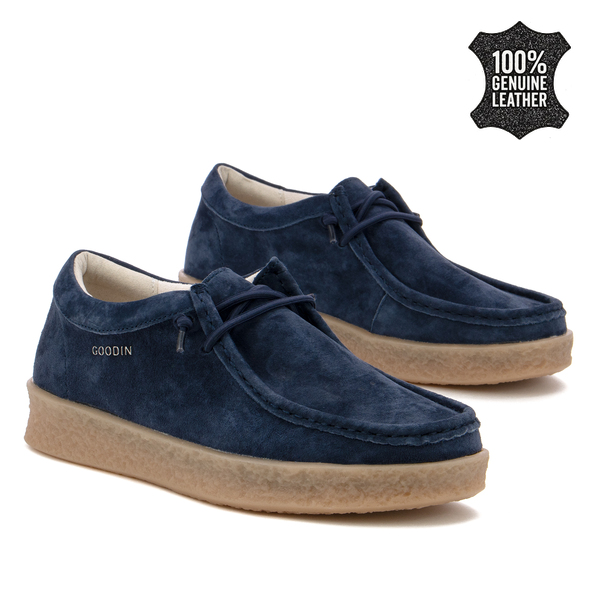 Дамски мокасини от естествен велур – изключителна лекота и комфорт, съчетани с модерна визия и стилно излъчване във всяка ситуация XW1010 blue