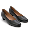 Изискани дамски обувки с нисък ток, осигуряващи елегантен външен вид и удобство през целия ден YCC-113 green