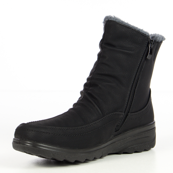 Дамски боти G78-3, черен | Дамски обувки на достъпни цени - OBUVNAZONA.bg