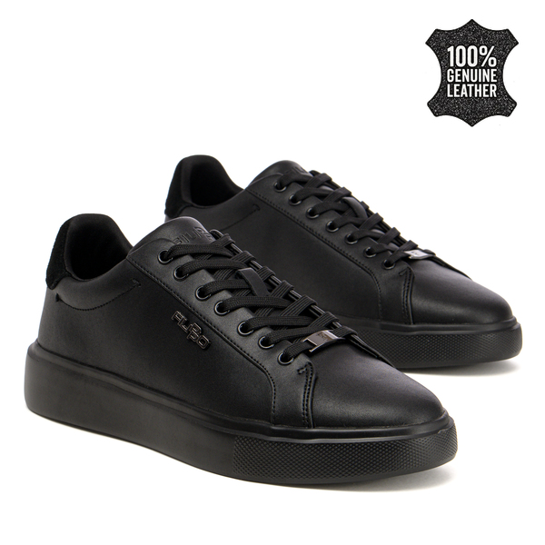 Мъжки кецове от естествена кожа – съвременна визия с изчистени линии и приятно усещане при движение MSP7840 black