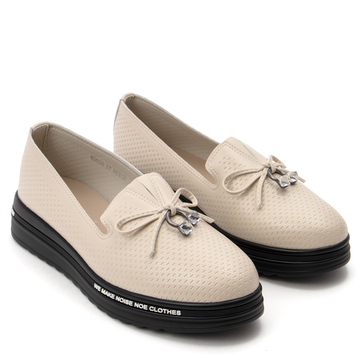 Дамски олекотени обувки с удобна подметка за оптимална поддръжка на краката WH506 beige