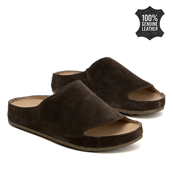 Дамски чехли от естествен велур – комфорт при всяка крачка и модерно излъчване за различни ежедневни комбинации SW2664 coffee