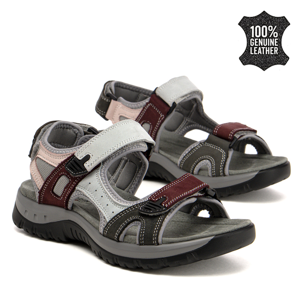 Дамски спортни сандали от естествена кожа - удобно прилягане, стабилна подметка, създадени за продължително носене през активни летни дни RS2106 wind