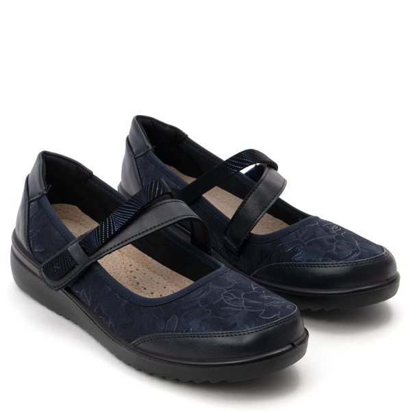 Практични ултра леки дамски обувки с мека стелка и висококачествени материали за максимален комфорт M0-1579 blue